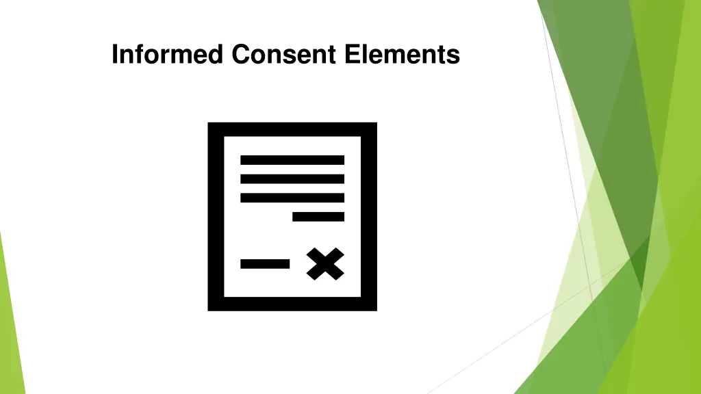 informed consent elements