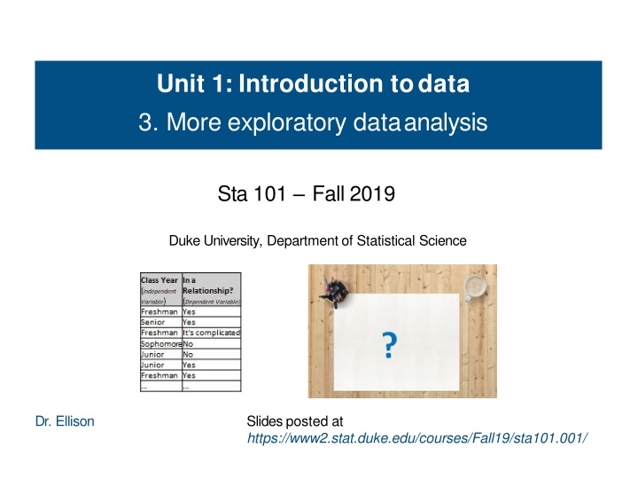unit 1 introduction todata 3 more exploratory