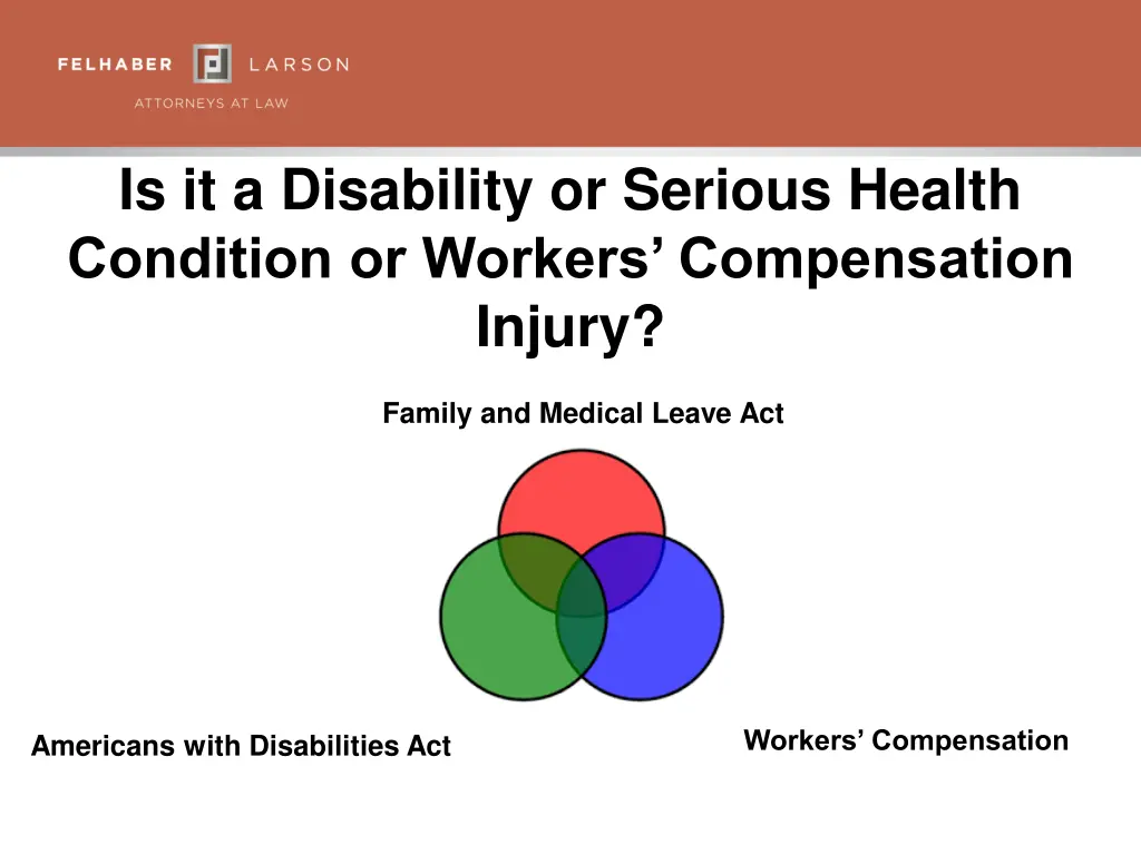 is it a disability or serious health condition