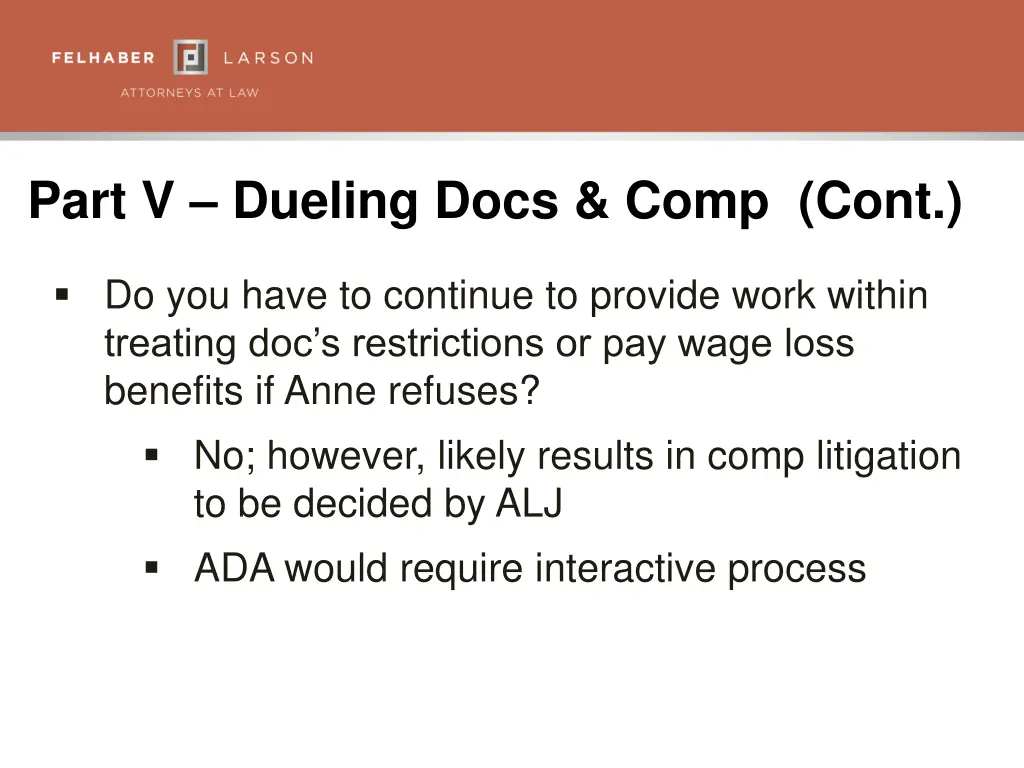 part v dueling docs comp cont