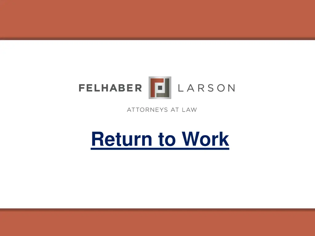 return to work