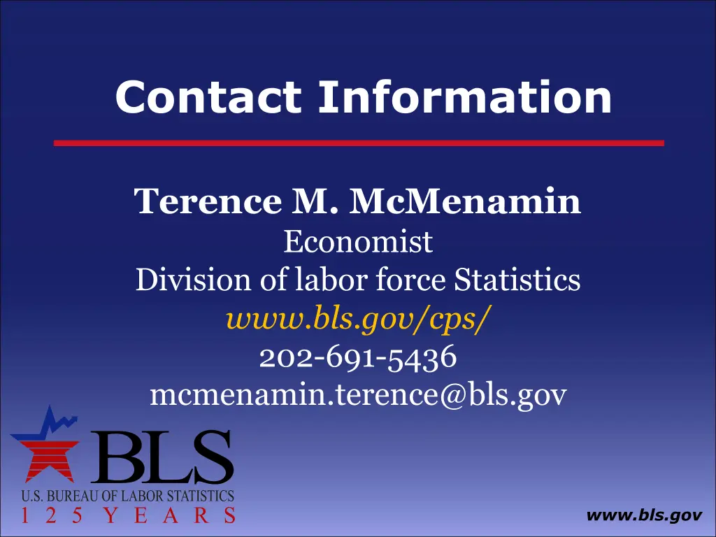 contact information