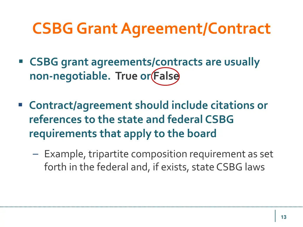 csbg grant agreement contract