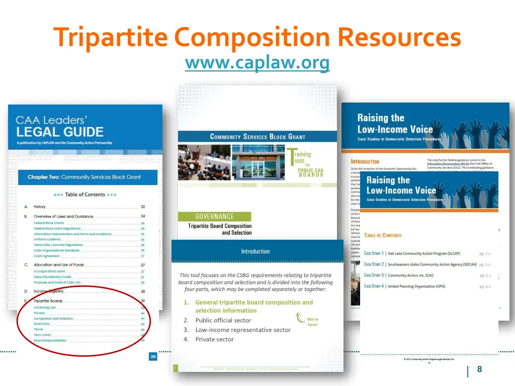 tripartite composition resources www caplaw org