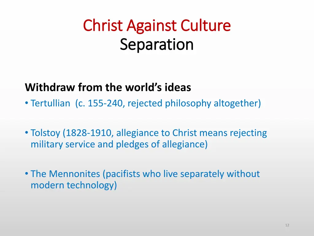 christ against culture christ against culture