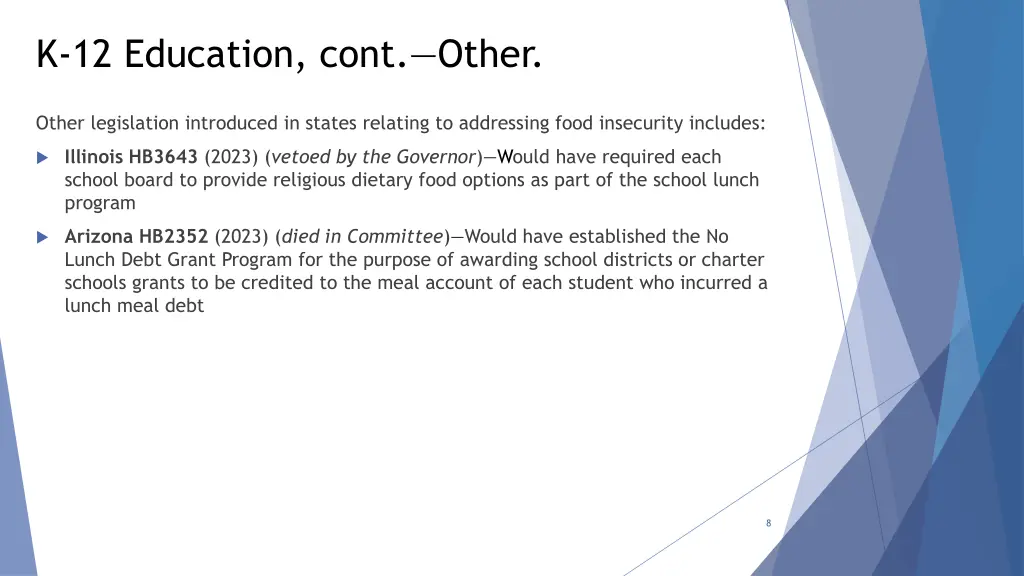 k 12 education cont other