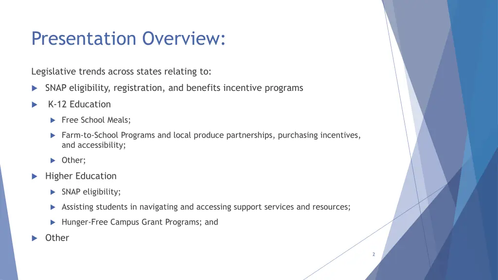 presentation overview