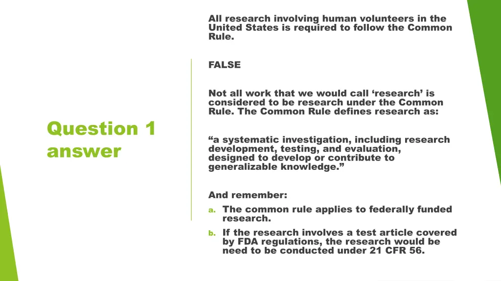 all research involving human volunteers 1