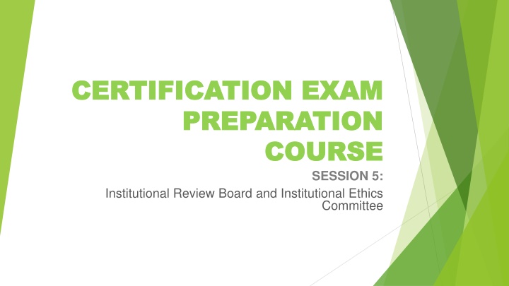 certification exam certification exam preparation