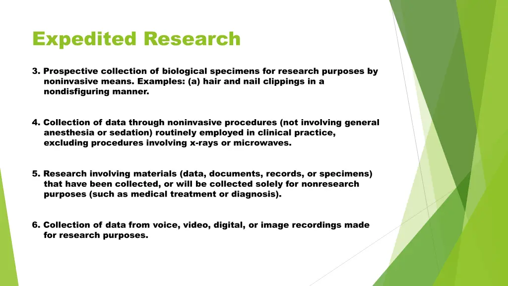 expedited research 2