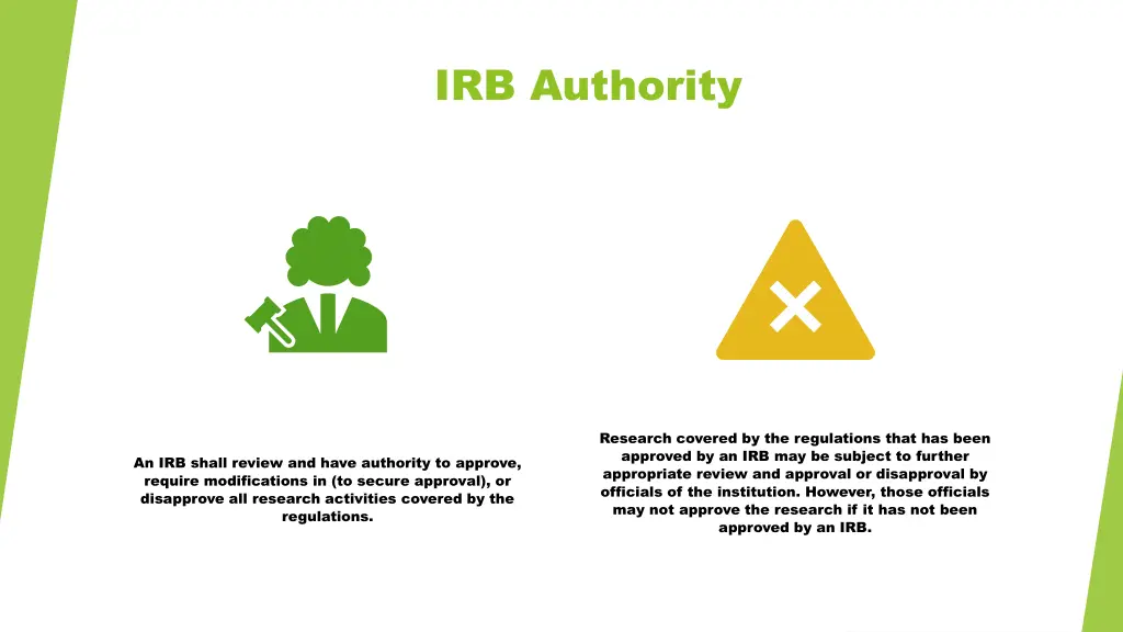 irb authority