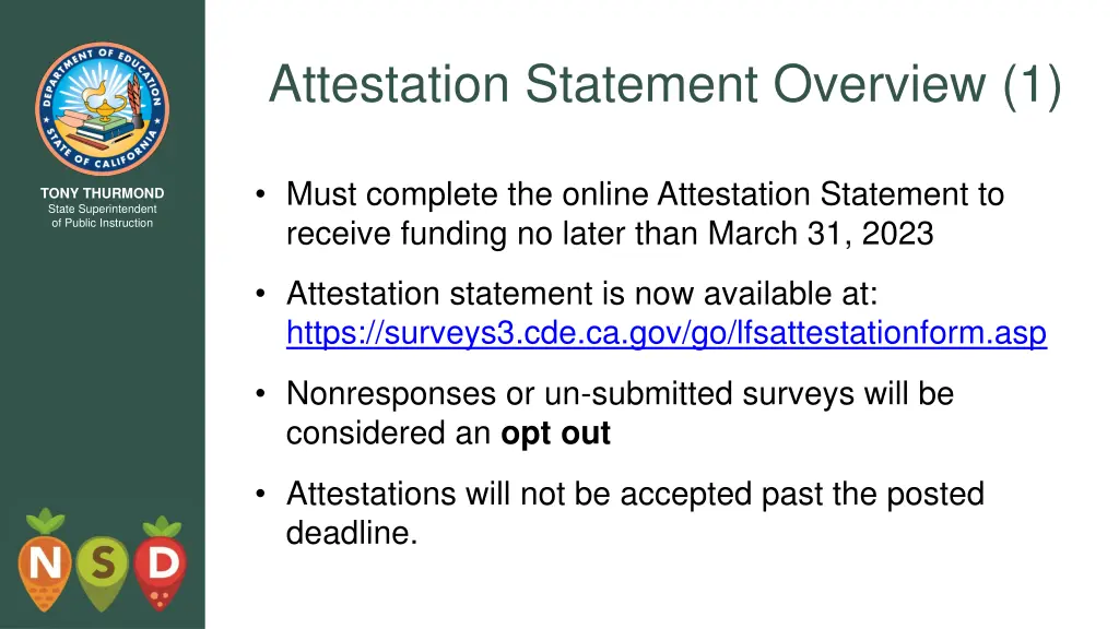 attestation statement overview 1