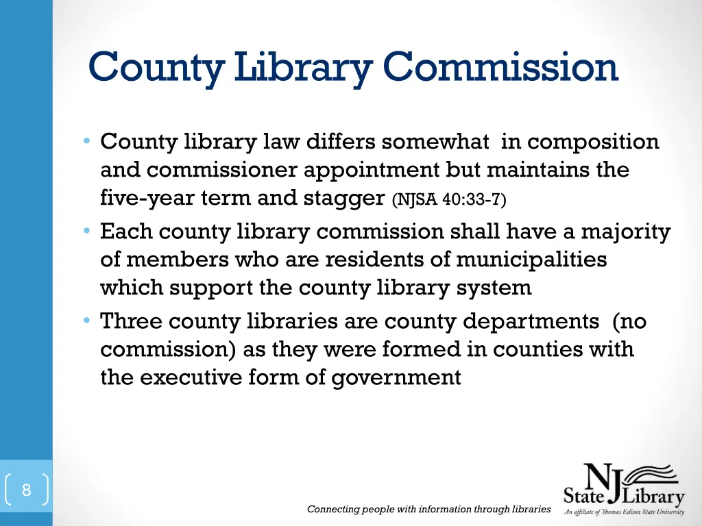 county library commission