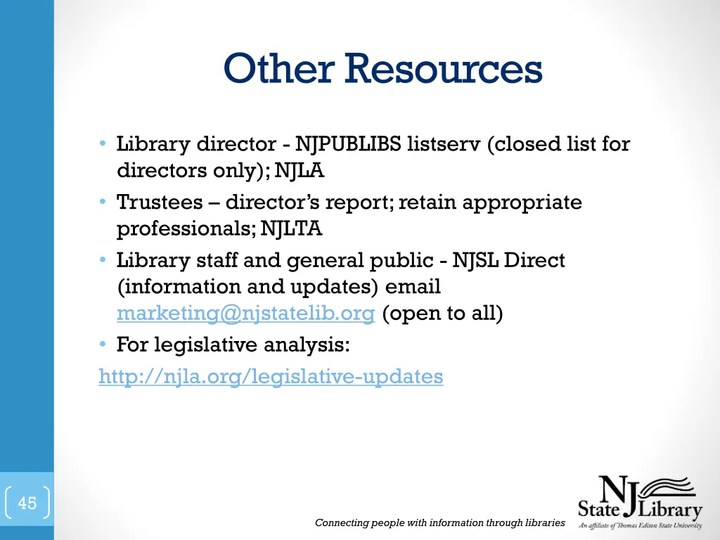 other resources