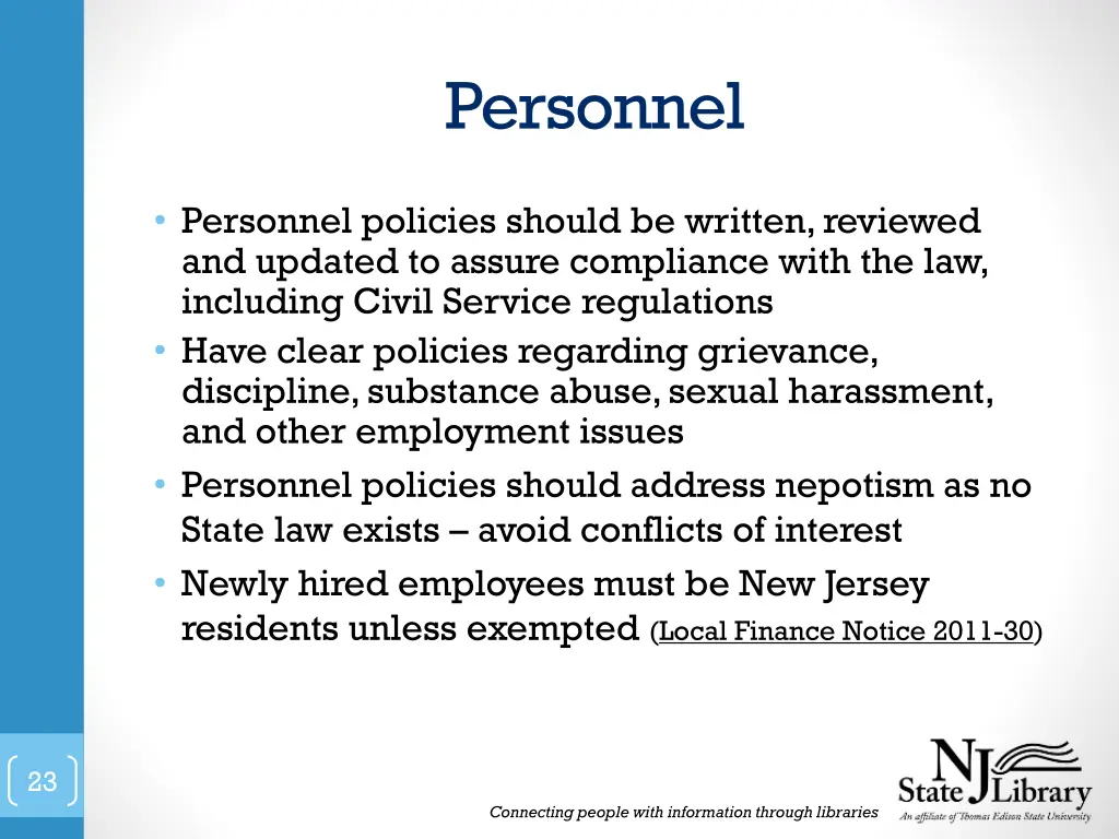 personnel