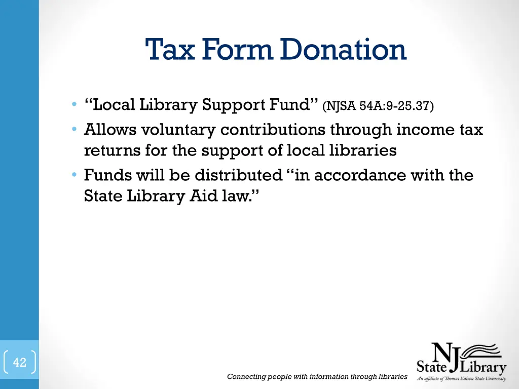 tax form donation
