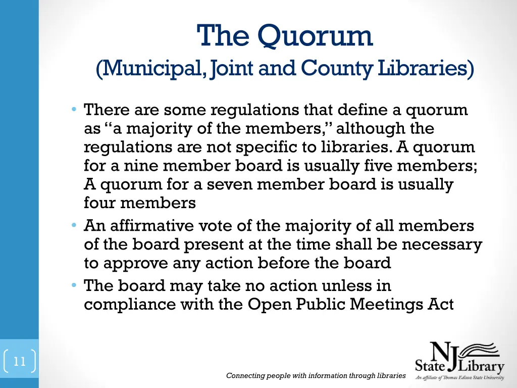 the quorum