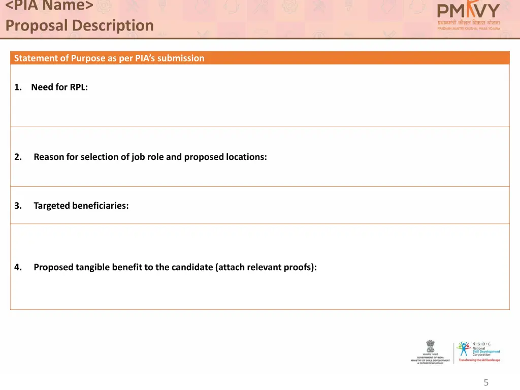 pia name proposal description