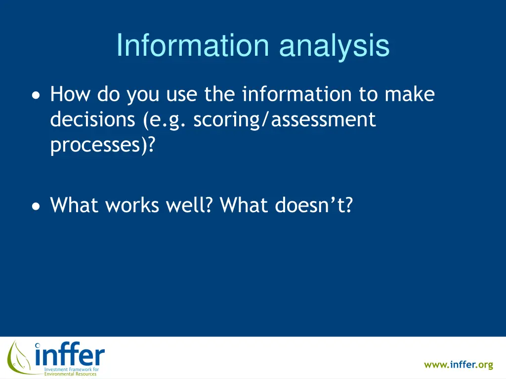 information analysis