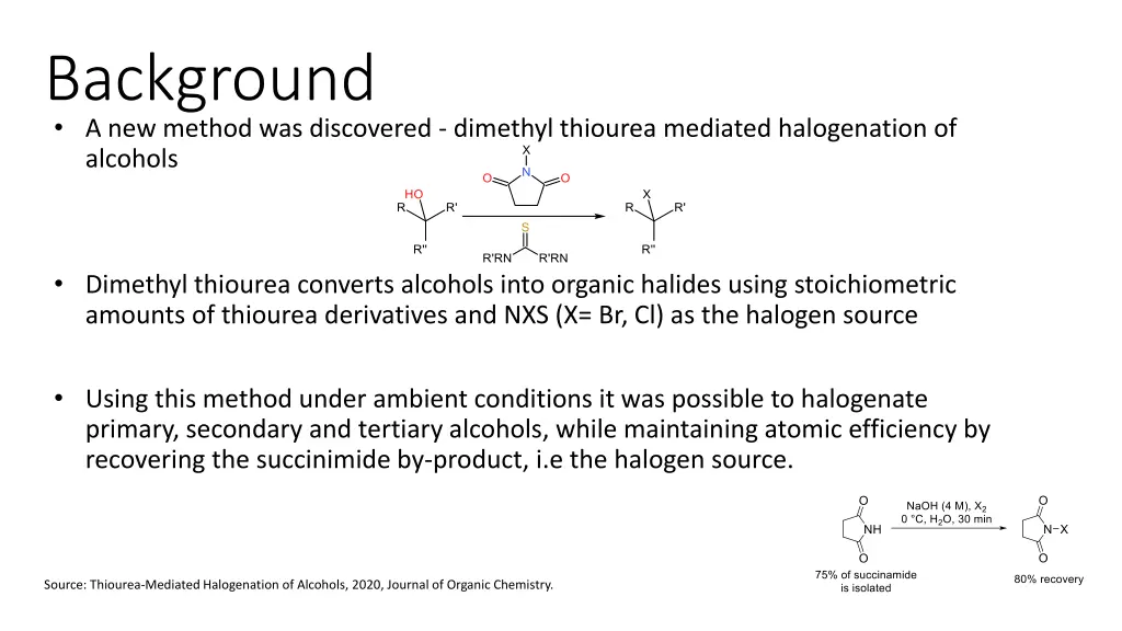 background a new method was discovered dimethyl