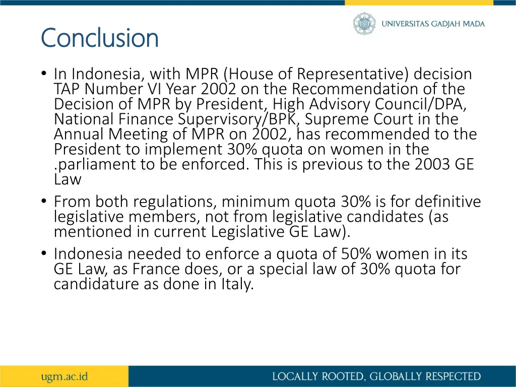 conclusion conclusion