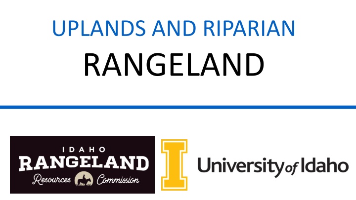 uplands and riparian rangeland