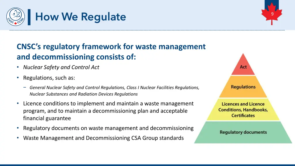how we regulate