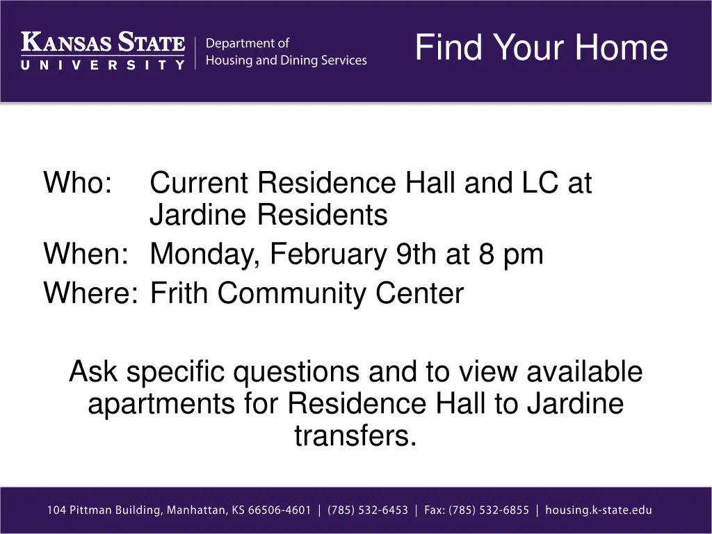 find your home 1