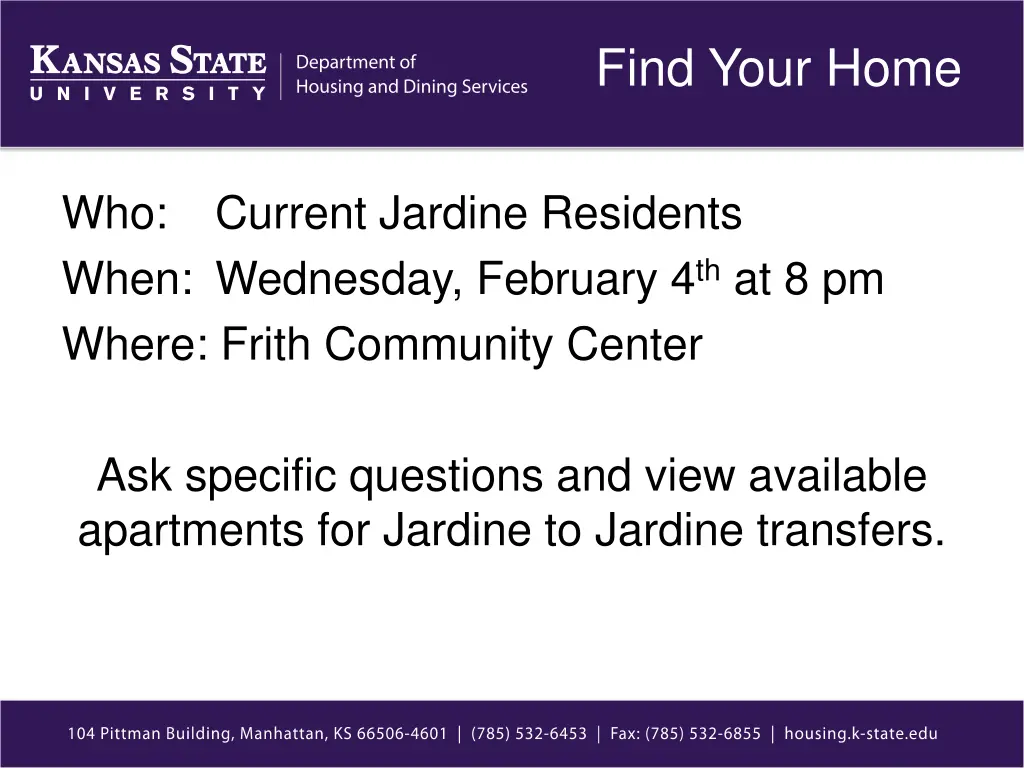find your home