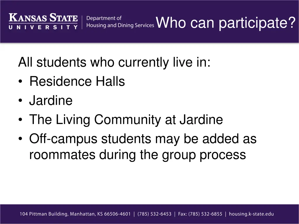who can participate