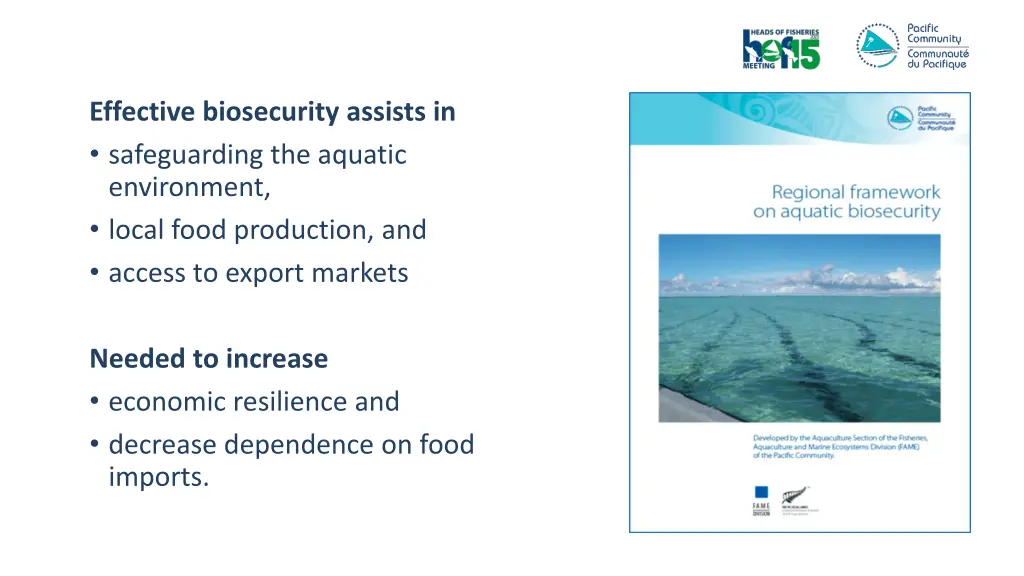effective biosecurity assists in safeguarding