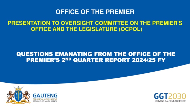 office of the premier