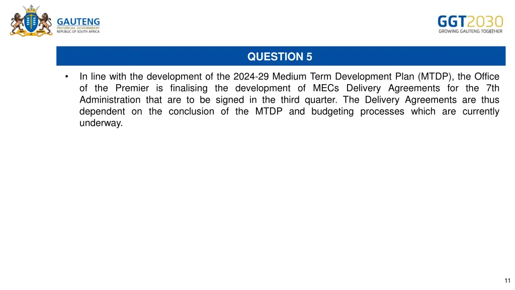 question 5