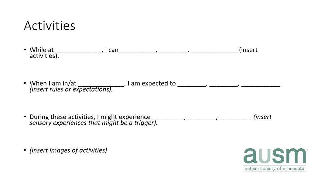 activities
