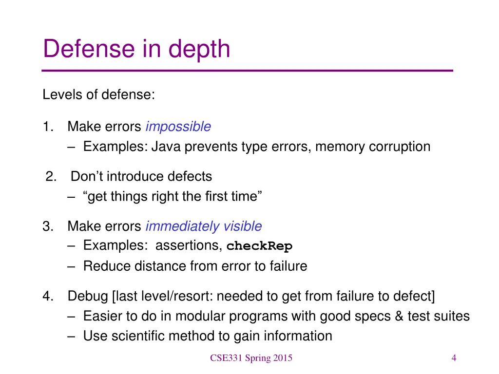 defense in depth