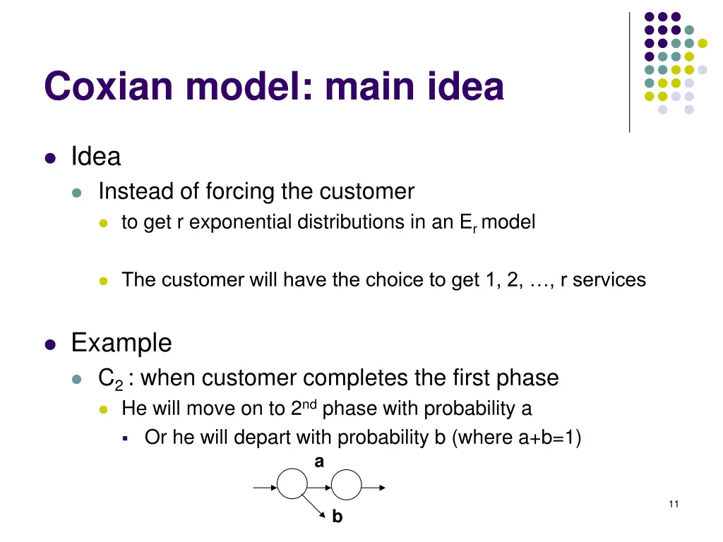 coxian model main idea