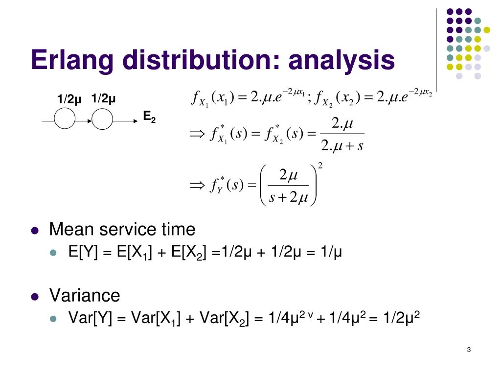 erlang distribution analysis