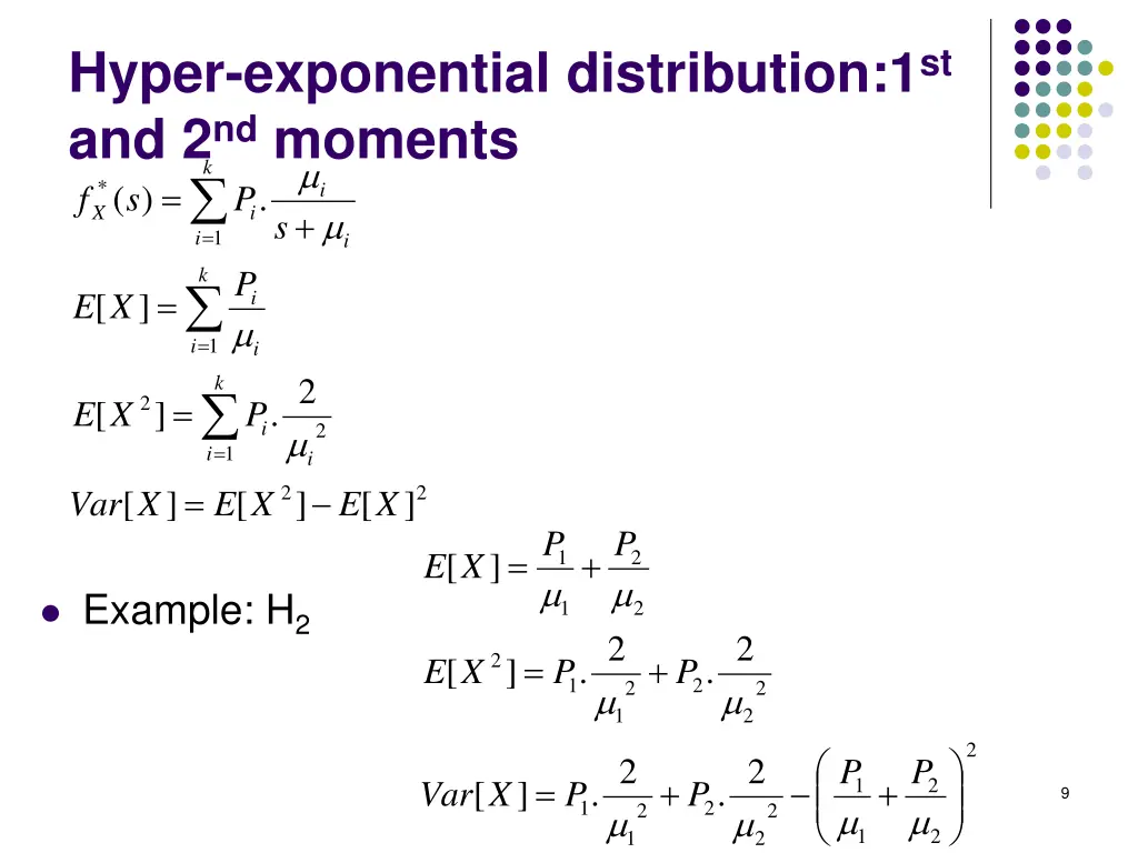 hyper exponential distribution 1