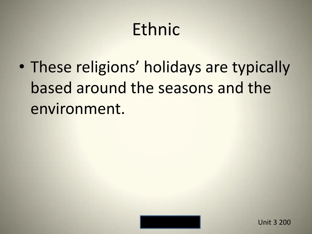 ethnic