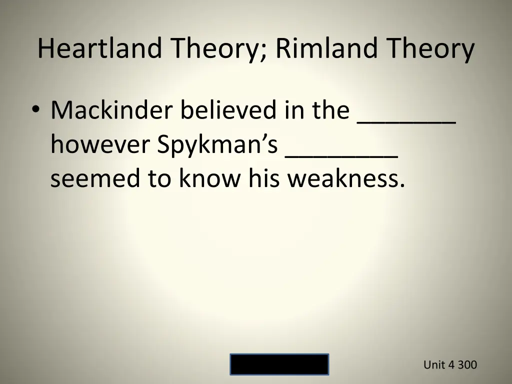heartland theory rimland theory