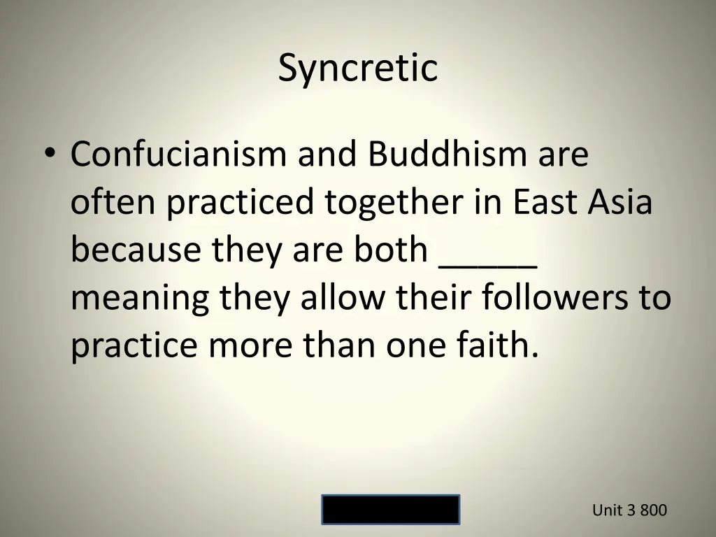 syncretic
