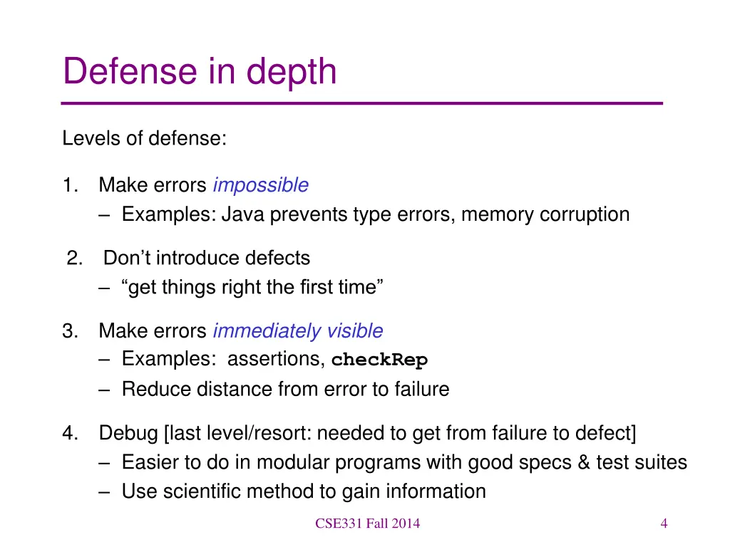 defense in depth