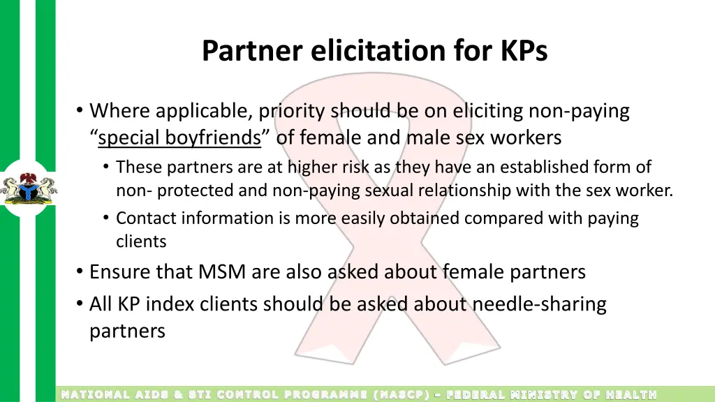 partner elicitation for kps