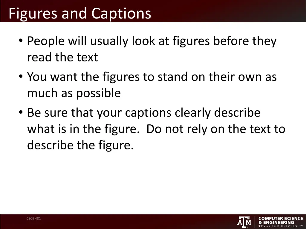 figures and captions