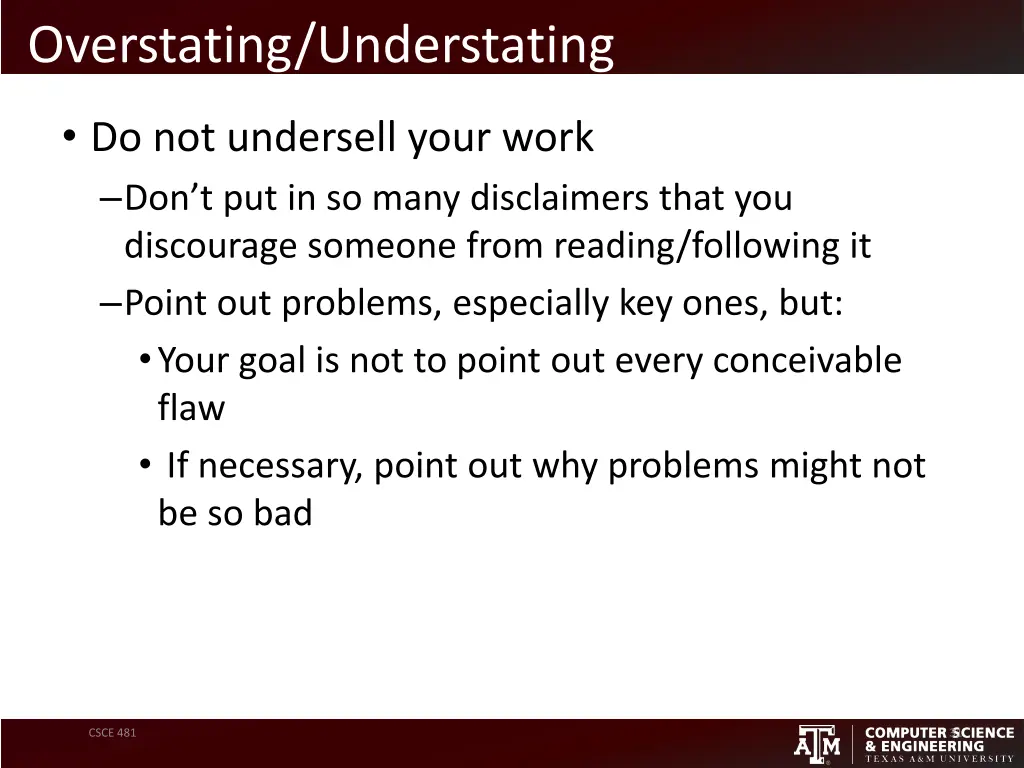 overstating understating 1