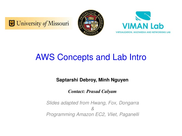 aws concepts and lab intro