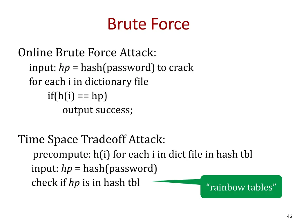 brute force