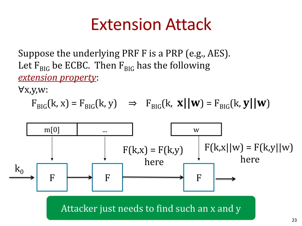 extension attack