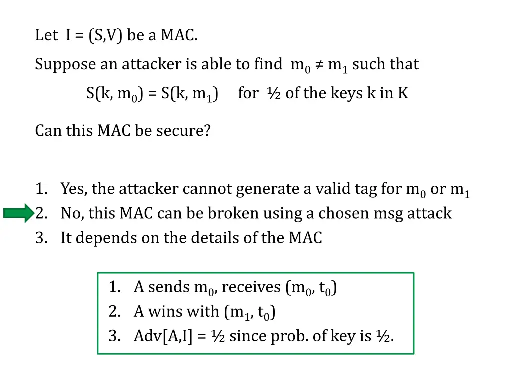 let i s v be a mac