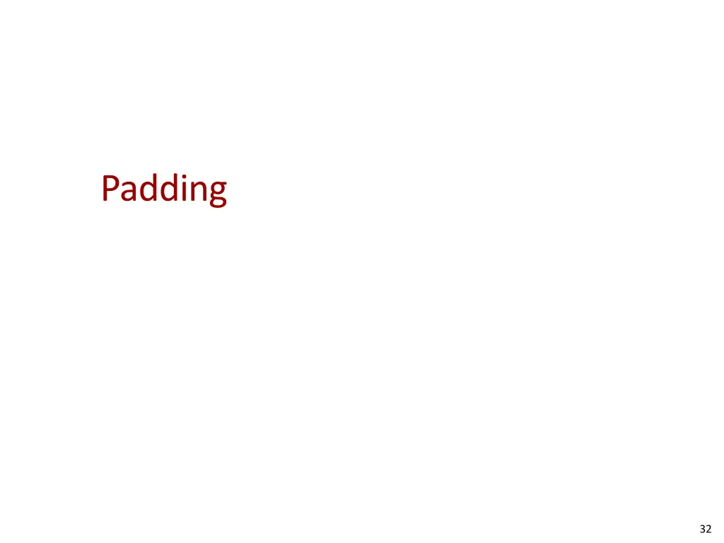 padding
